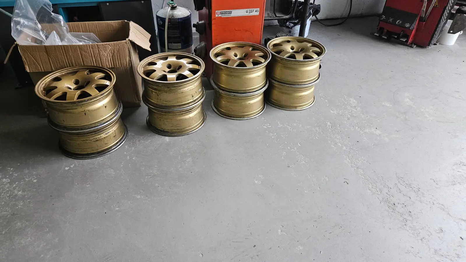 Avant rénovation jante